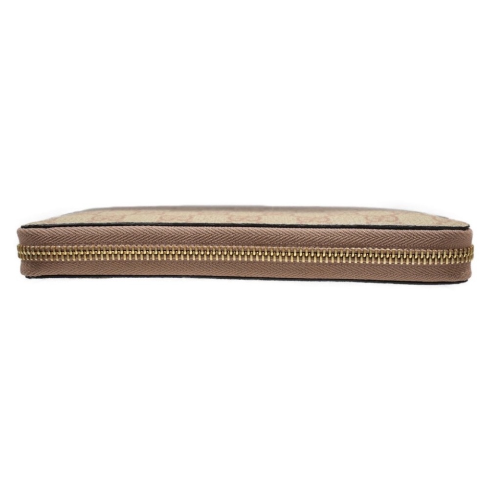 GUCCI Monogram Twins Large Zip Around Wallet Metallic Bronze - Picture 7 of 16